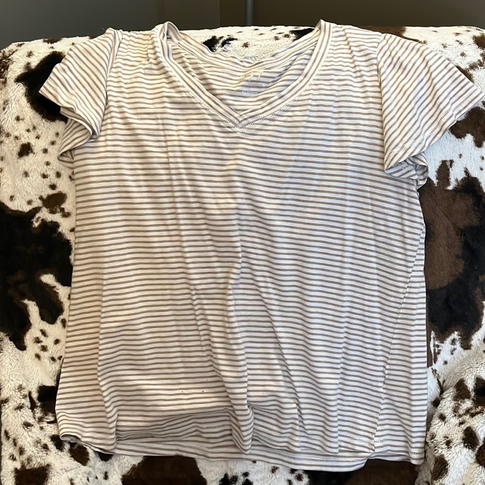24/7 Striped Tee